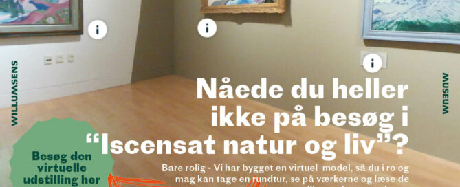 Screenshot fra den virtuelle tour i iscenesat natur og liv