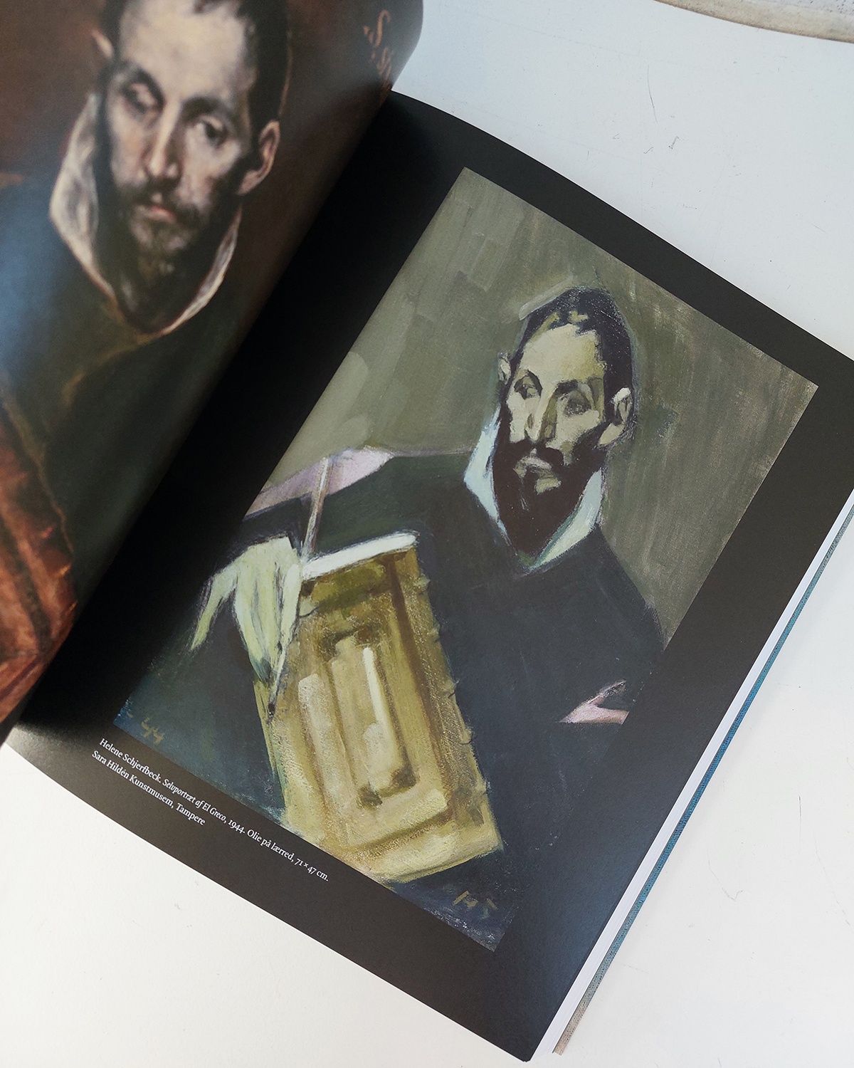 Fotos fra kataloget til udstillingen "El Greco og nordisk modernisme. Som et barn, der klipper og samler"