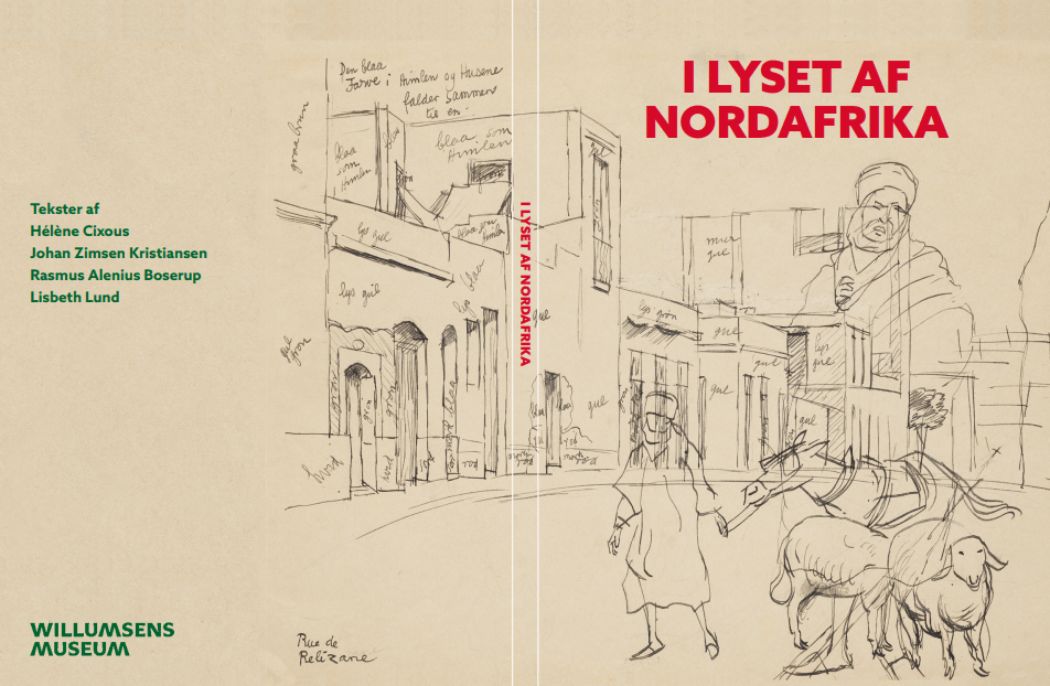 Bogomslag til kataloget til udstillingen "I lyset af Nordafrika"
